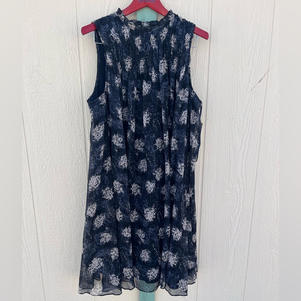 Joie Thelen Mini Dress Women’s Size Medium NWT – Baltic Blue Floral Chiffon
